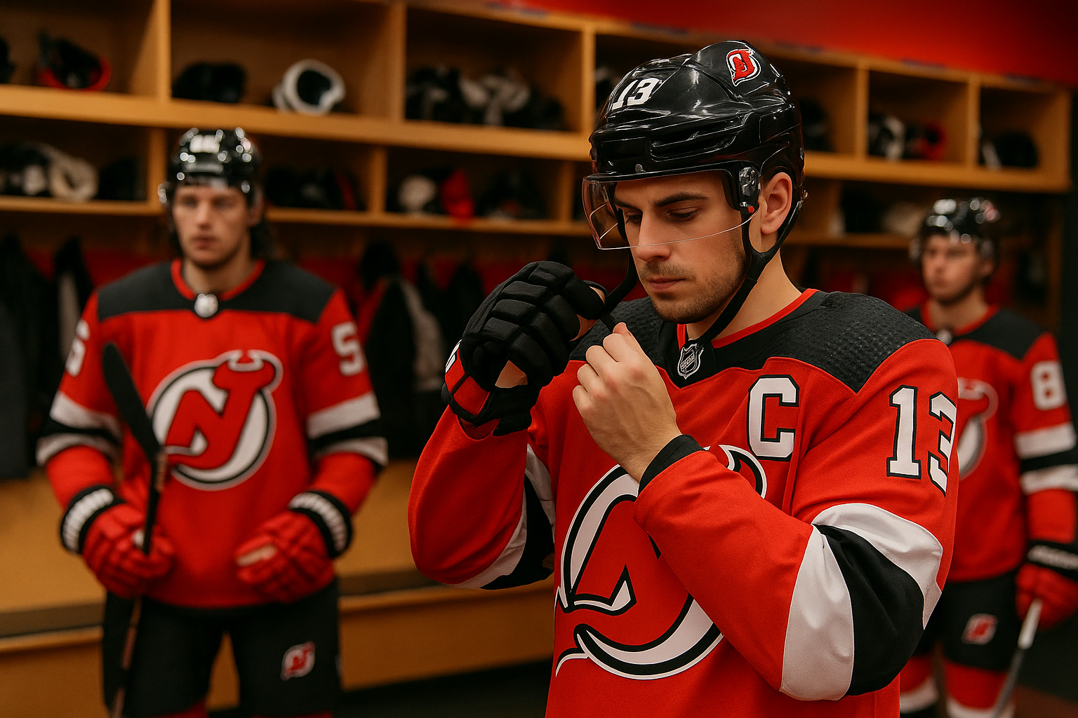 Ze zákulisí: Den zápasu s New Jersey Devils